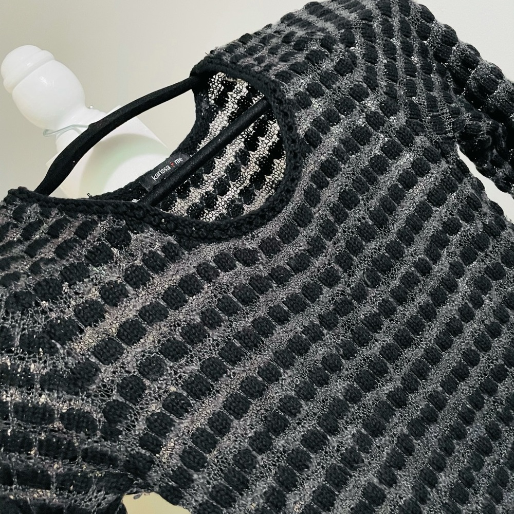 Sweater lace tunic
